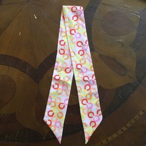 Coach silk sash EUC